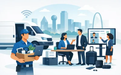 Mobile Office Setup Service for DFW Teams